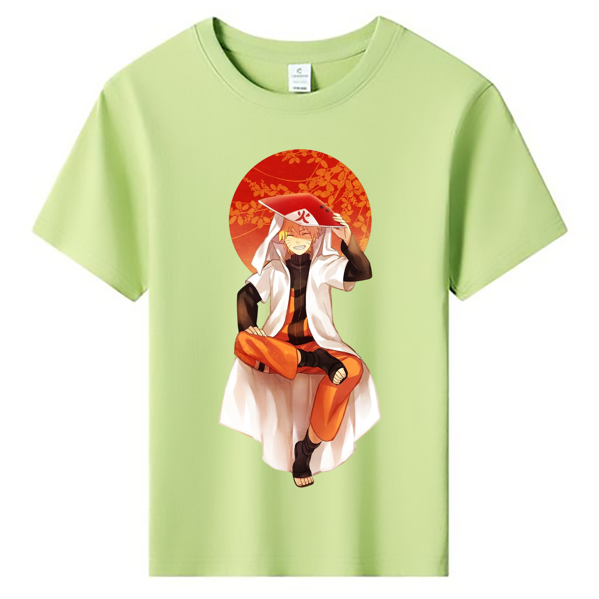 （画像用） NARUTO -ナルト- うずまき ナルト Uzumaki Naruto 綿100％キッズTシャツ（フロントプリント）